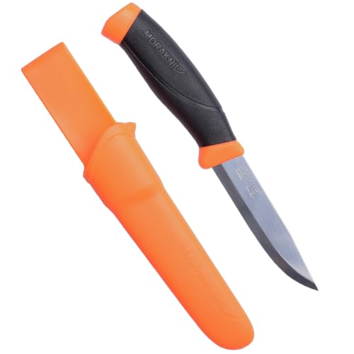 Morakniv Messer - Companion - rostfreier Sandvik Stahl 12C27 - zweifarbiger Griff -...