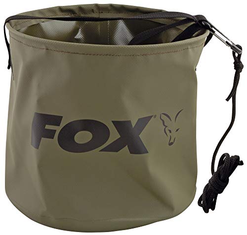 Fox Collapsable Large Water Bucket inc Rope/Clip - 10 L Falteimer