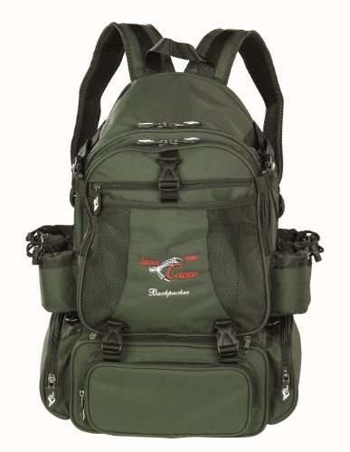 Saenger Iron Claw bequemer und komfortabler Rucksack Backpacker mit Boxen für Kleinteile...