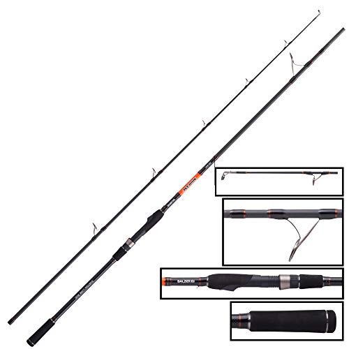 Balzer Shirasu Big Bait 2,42m 85-160g - Spinnrute für große Gummifische & Swimbaits,...