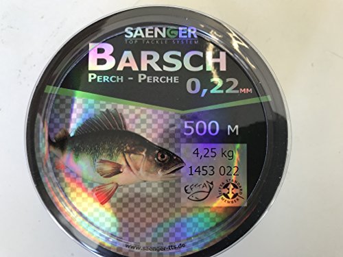 Specitec ' Barsch ' Schnur Ø 0,22mm -Farbe: Light green transparent - Angelschnur monofil...
