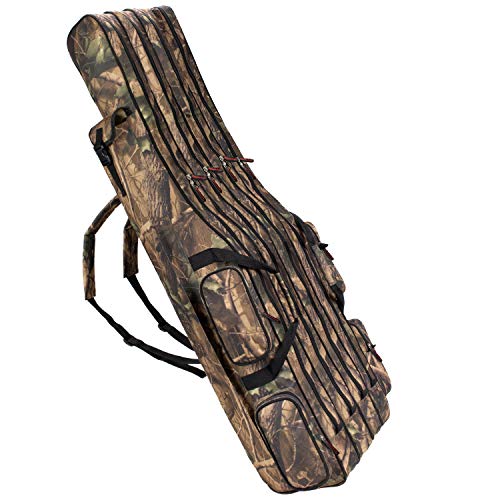 Arapaima Fishing Equipment® Rutentasche für 4, 6 oder 8 Angelruten | Angeltasche |...